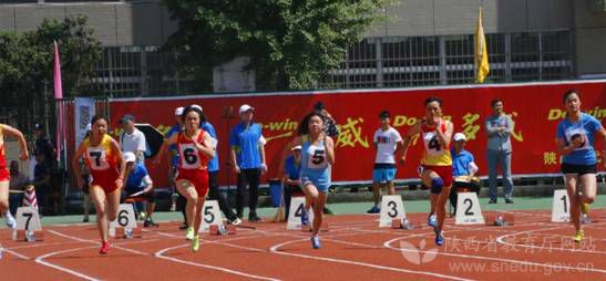 陕西省第三十九届大学生田径运动会举办李鸣出席开幕式