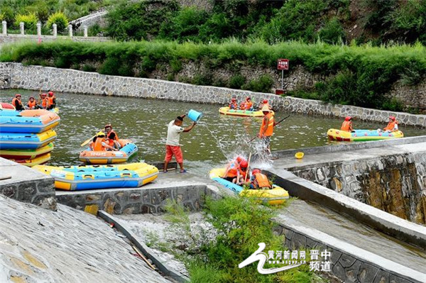 云泉谷峡谷漂流图片,榆次云泉谷漂流位置在哪