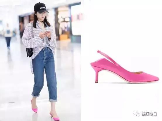 景甜跑男穿什么鞋,angelababy的香奈儿鞋子