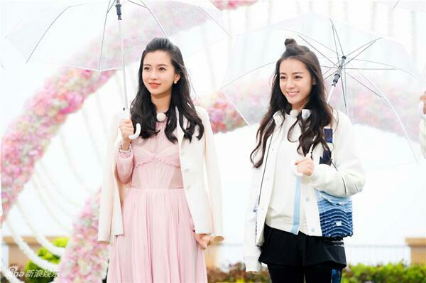 跑男里面baby比白鹿高好多,baby和迪丽热巴的跑男图片高清