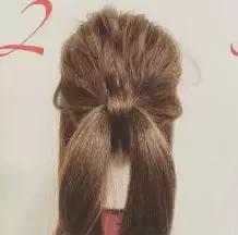 麻花辫公主盘发图片,小蝴蝶结发型盘发