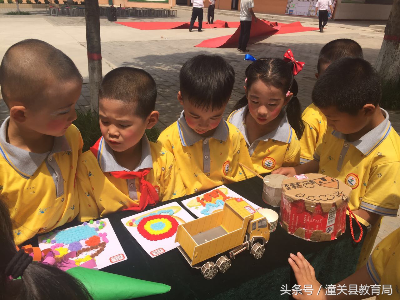 潼关县南头幼儿园庆六一,潼关县六一儿童节