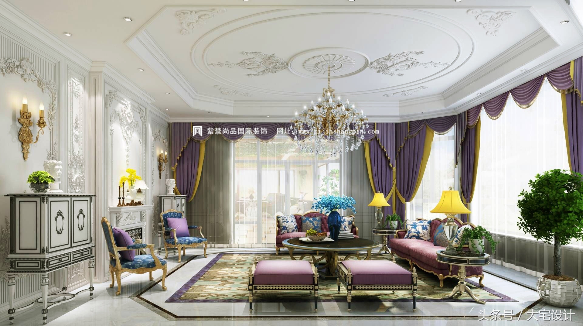 保利垄上法式,昌平下沉花园案例欣赏