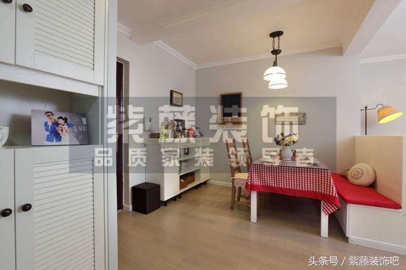 西安115平米三室一厅装修效果图，全包6万，喜欢的有木有