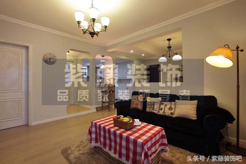 西安115平米三室一厅装修效果图，全包6万，喜欢的有木有