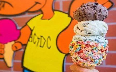 8个不同颜色的冰淇淋,西安创意冰淇淋推荐