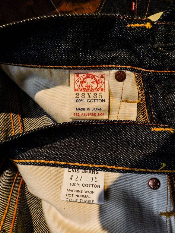 说一说被冠希哥带火日本EVISU,在山寨美国牛仔裤始祖李维斯LEVIS后发生尴尬的事