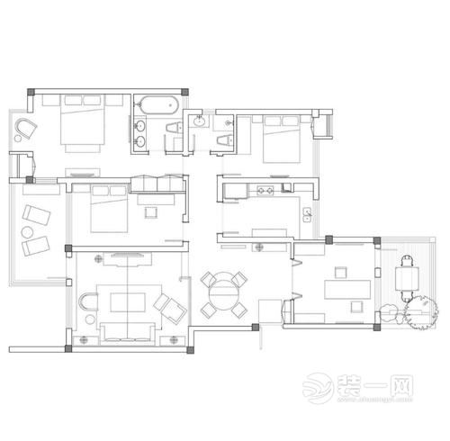 宝安法式风格装修设计,深圳美式风格家居装修设计