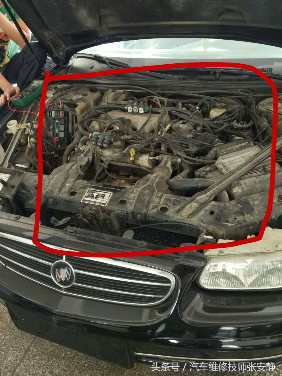 05年别克老君威漏电维修,别克君威车身模块漏电