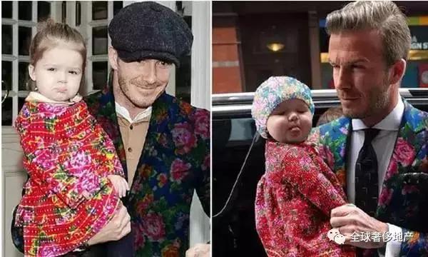 贝克汉姆：后盾情人还不够做最型潮爸女儿奴~｜美行加人20