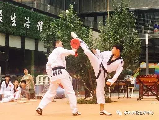 天津津南赤狼跆拳道,真功夫表演赛