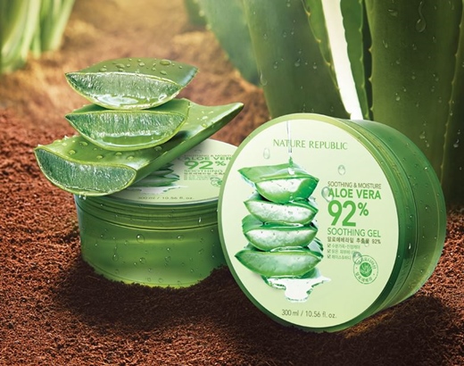 韩国正品naturerepublic芦荟胶,自然保湿芦荟胶
