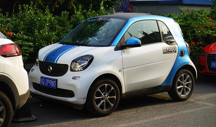 扫码的共享汽车,扫码式的共享汽车