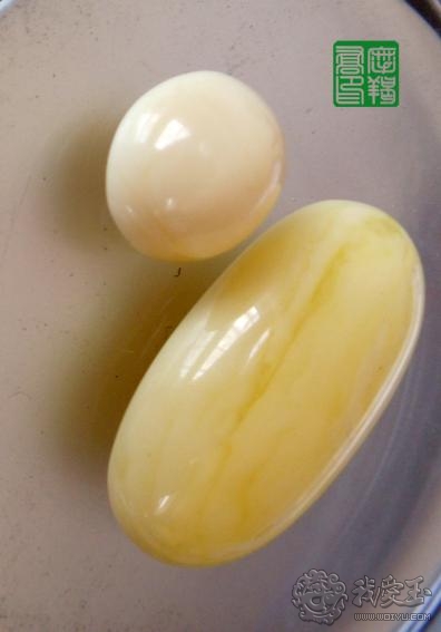 天然蜜蜡和水煮蜜蜡,水煮蜜蜡和烤蜜蜡