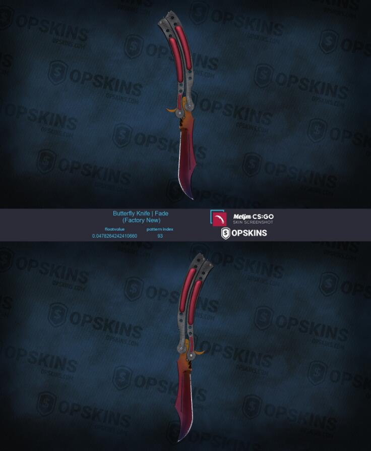 csgo渐变蝴蝶饰品价格走势预测,csgo渐变大理石1挡和10挡的区别