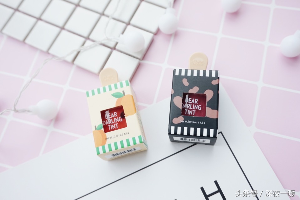 爱丽小屋牛奶染唇液试色,爱丽小屋染唇液西米