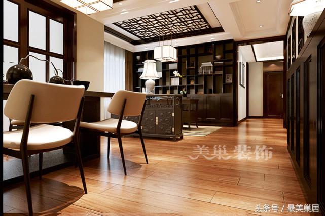 美巢装饰实景,美巢装饰复式大厅装修效果图