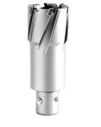 钢轨钻孔机视频,钢板打孔专用空心钻头