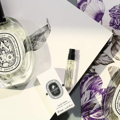 diptyque蒂普提克香水套装5支 (法国diptyque车载香熏固体香水)