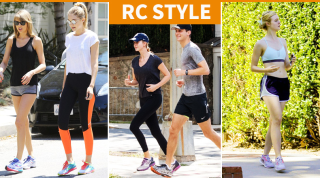 说专业跑鞋丑的，明明就是你不会搭！深扒明星们的运动鞋柜