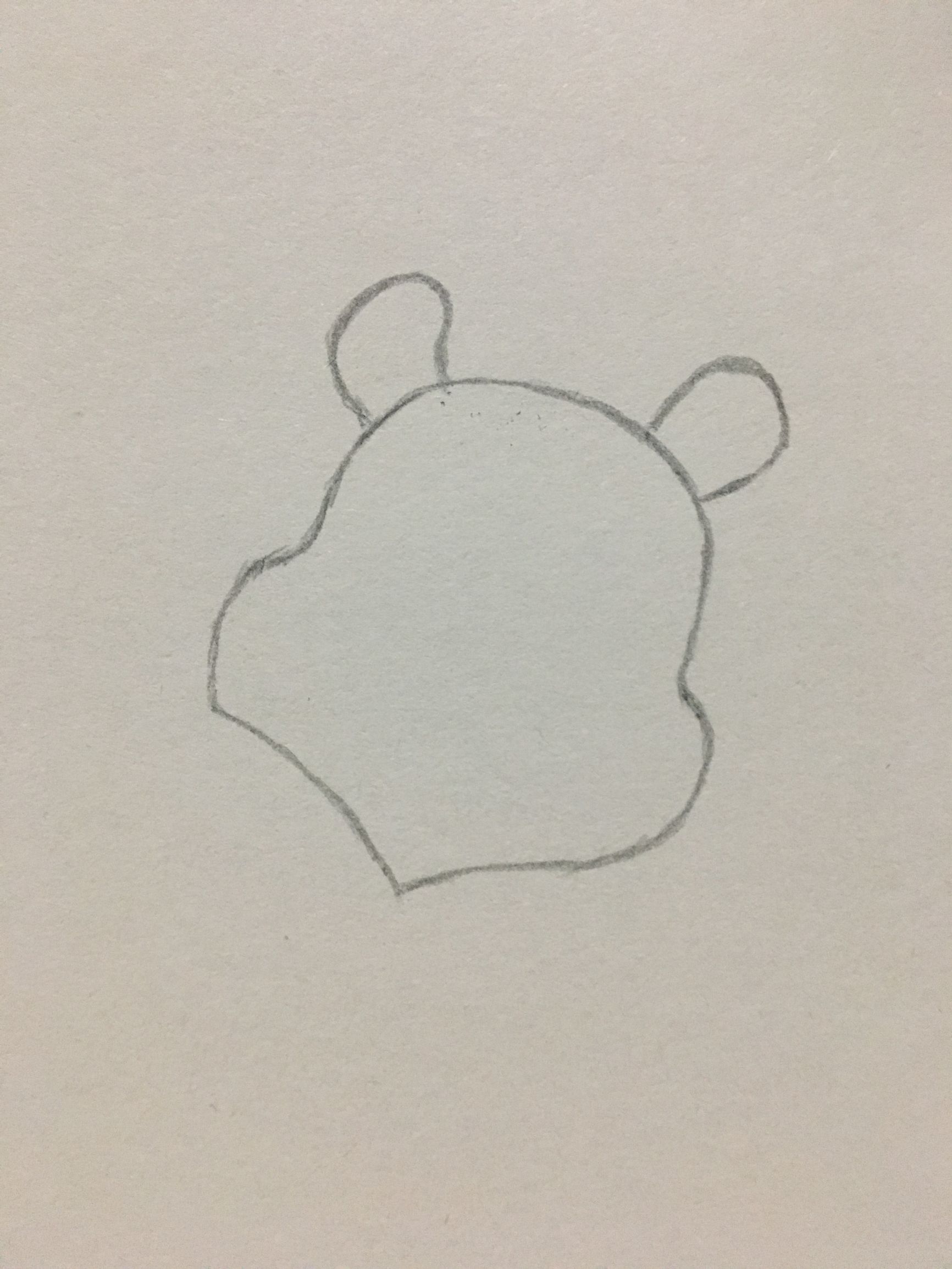 简笔画——小熊维尼的画法