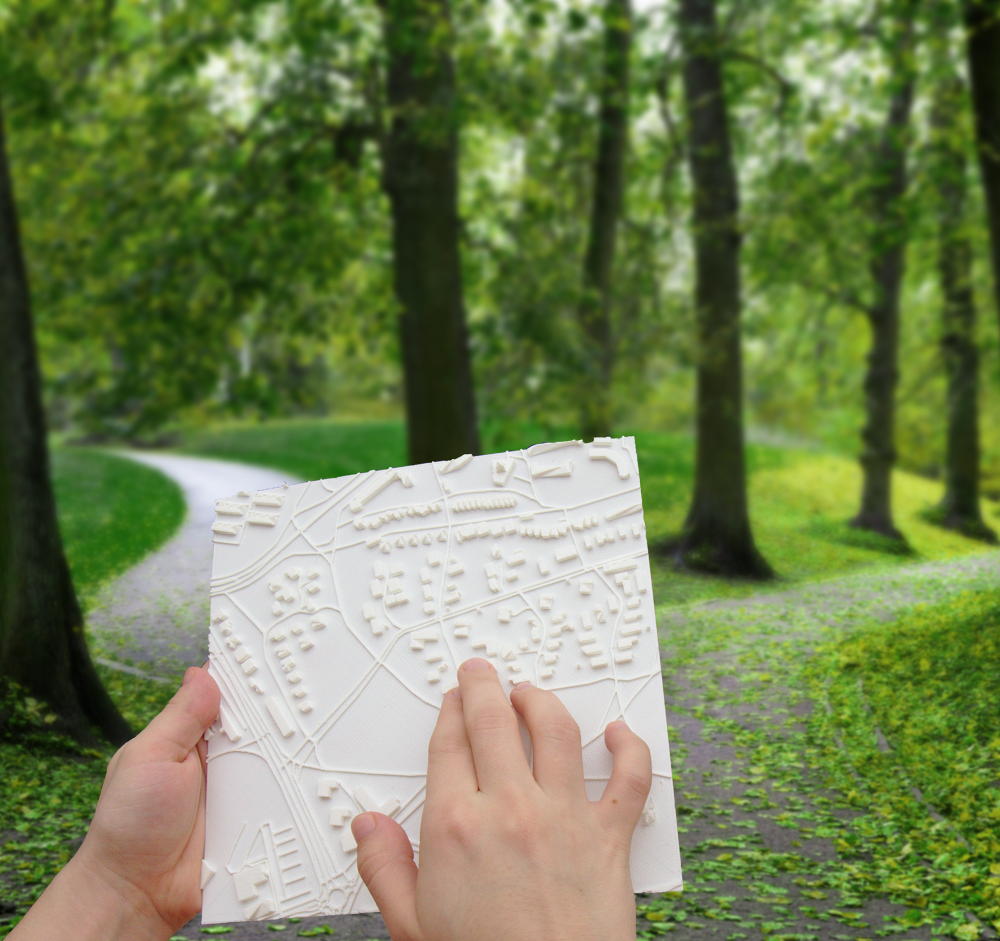 远方不再是梦想：3D打印地图将助力视障患者