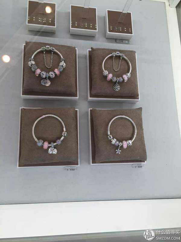 pandora镂空心形粉色串饰,pandora首饰是纯银