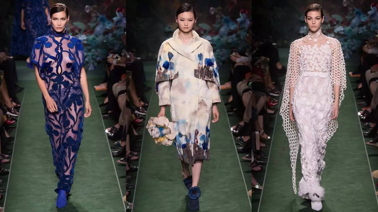 fendi年度晚宴皮草定制,fendicouture2018秋冬高定礼服