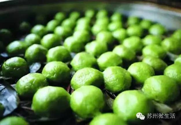 一年一季的美食青团子上市啦,苏州人的春天从青团开始