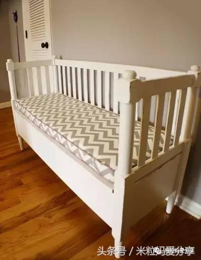 旧婴儿床的12个创意改造,旧婴儿床改成收纳架