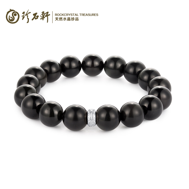 黑曜石手链的功效与作用佩戴禁忌,长期戴黑曜石的危害