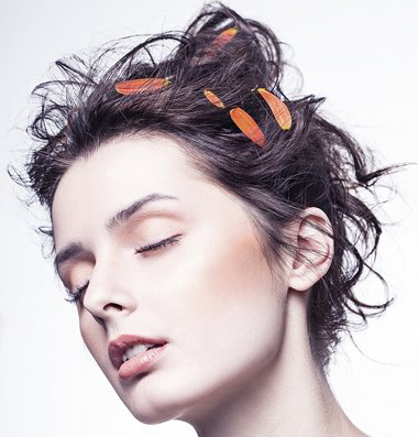 齐肩短发盘头发的简单方法,烫的齐耳短发怎样盘好看