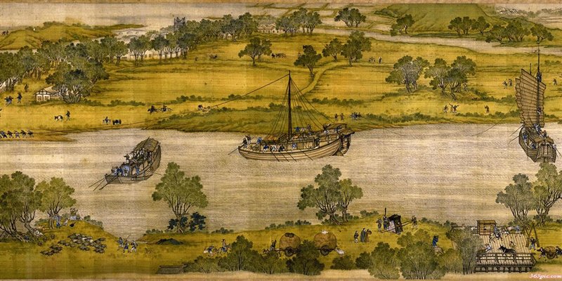 清明上河图整卷,仇英清明上河图全卷