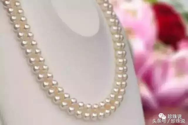 天女珠和花珠区别,akoya海水珍珠7-8mm天女珠