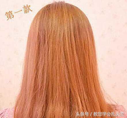 简单的韩式盘发中长发,一款韩式随意盘发编发教程