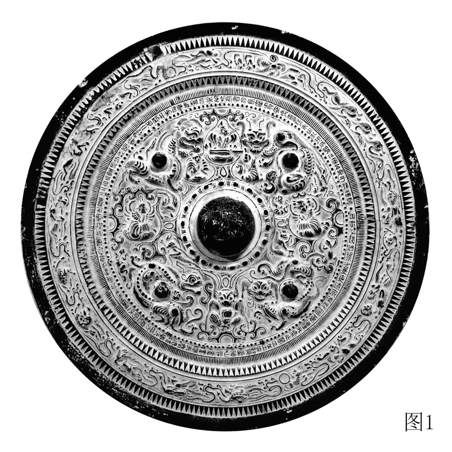 汉代铜镜日月之光,汉代铜镜纹饰大全