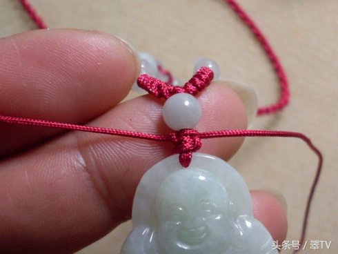 翡翠绑绳教程全部,单线绑翡翠方法