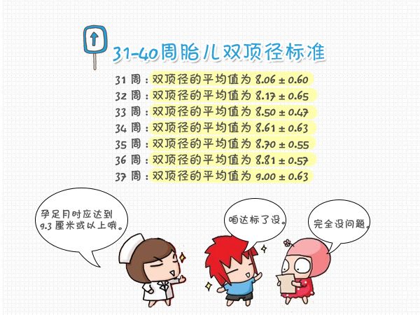 胎儿双顶径标准测量图,入盆以后双顶径测量准确吗