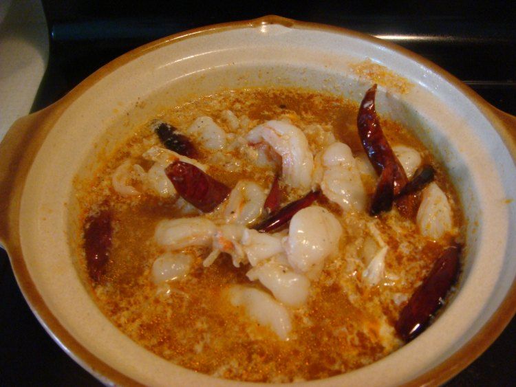 水煮虾球最正宗的做法,芥末水煮虾球