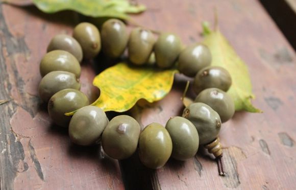 木质佛珠手串图片大全,女生可以戴的木质佛珠手串