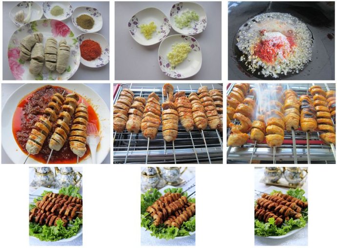 烤面筋香辣酱教程,正宗香辣烤面筋