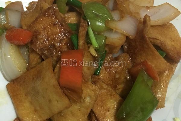 千叶豆腐干锅做法,千叶豆腐热量