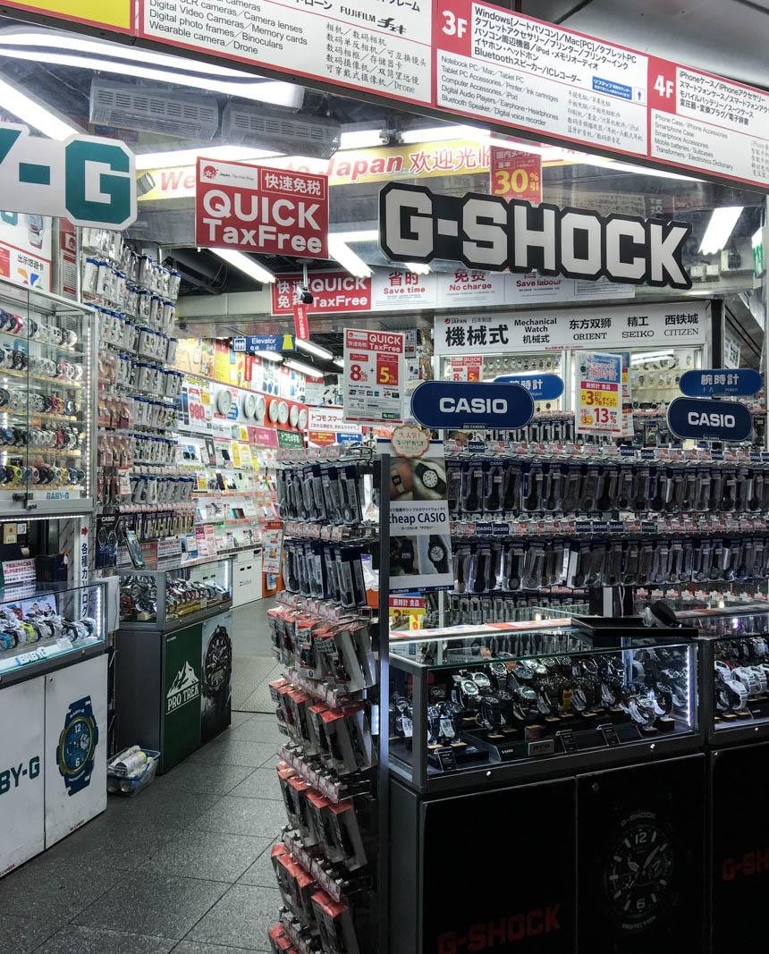 在日本买中古表便宜吗,福冈中古表店