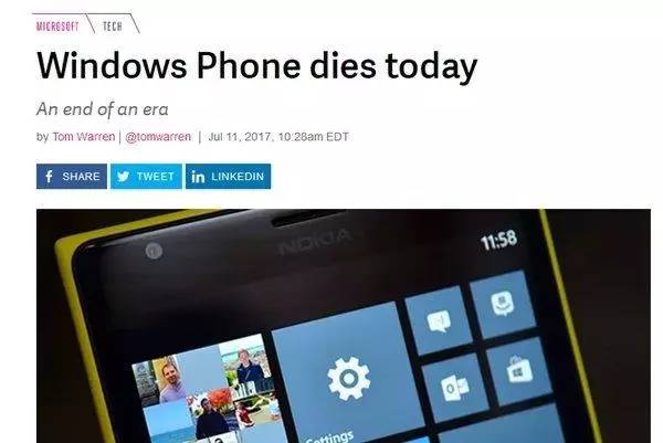 windowsphone还会回归吗,windowsphone还有没可能复活