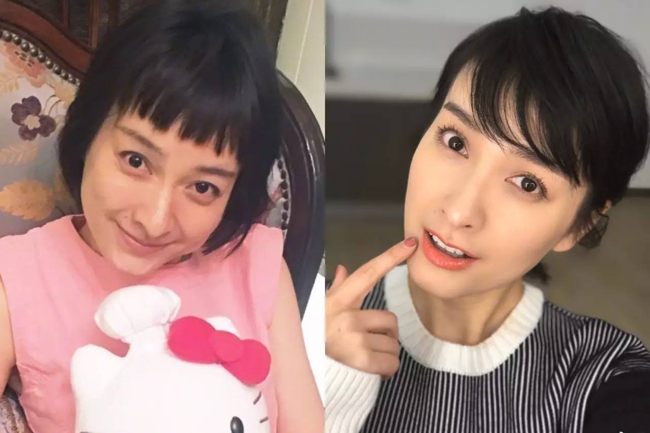 刘亦菲和吴昕谁更漂亮,刘亦菲吴昕短发