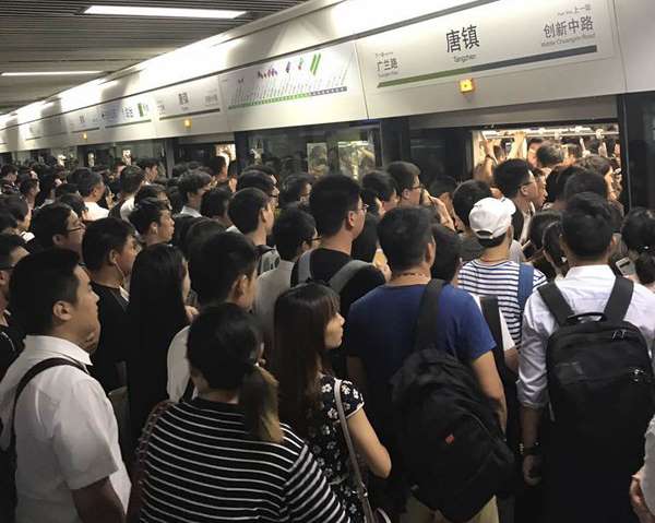 早高峰上海地铁三条线连发故障1号、8号线故障已排除