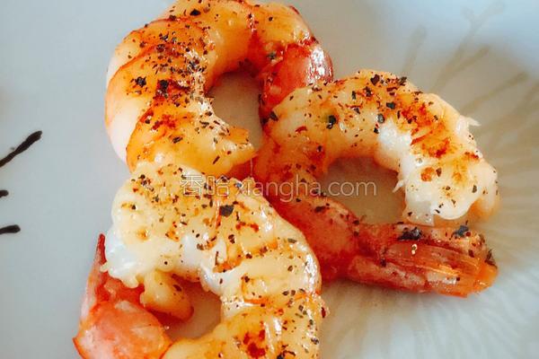 阿根廷大虾做法又简单又好吃,蒜蓉阿根廷大虾
