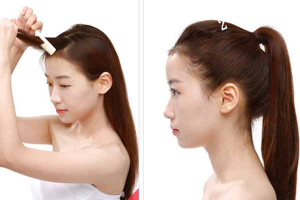 韩式发型扎法慵懒秋冬显脸小,韩式发型扎法步骤教程