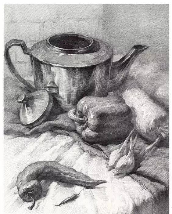 素描静物不会默写,素描不会画光影怎么办