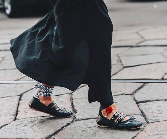 赫本风芭蕾鞋,赫本穿了40年芭蕾鞋